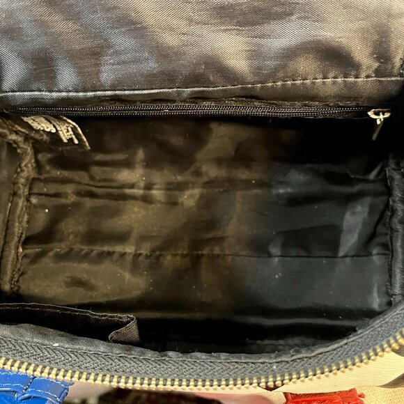 Harley Quinn Checkered Crossbody Bag Red & Blue Design  DC Comics Cosplay bag - Picture 11 of 16